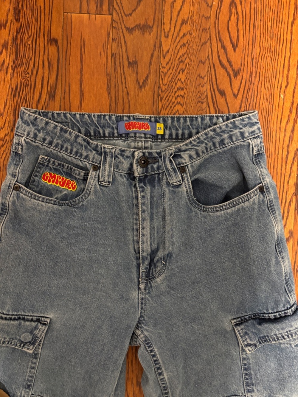 Y2K Vintage empyre cargo jeans Size: 28 unisex - Picture 3 of 5